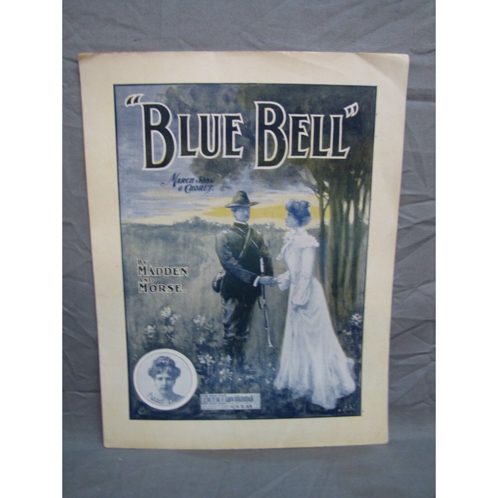Antique 1900s "Blue Bell" Sheet Music #144